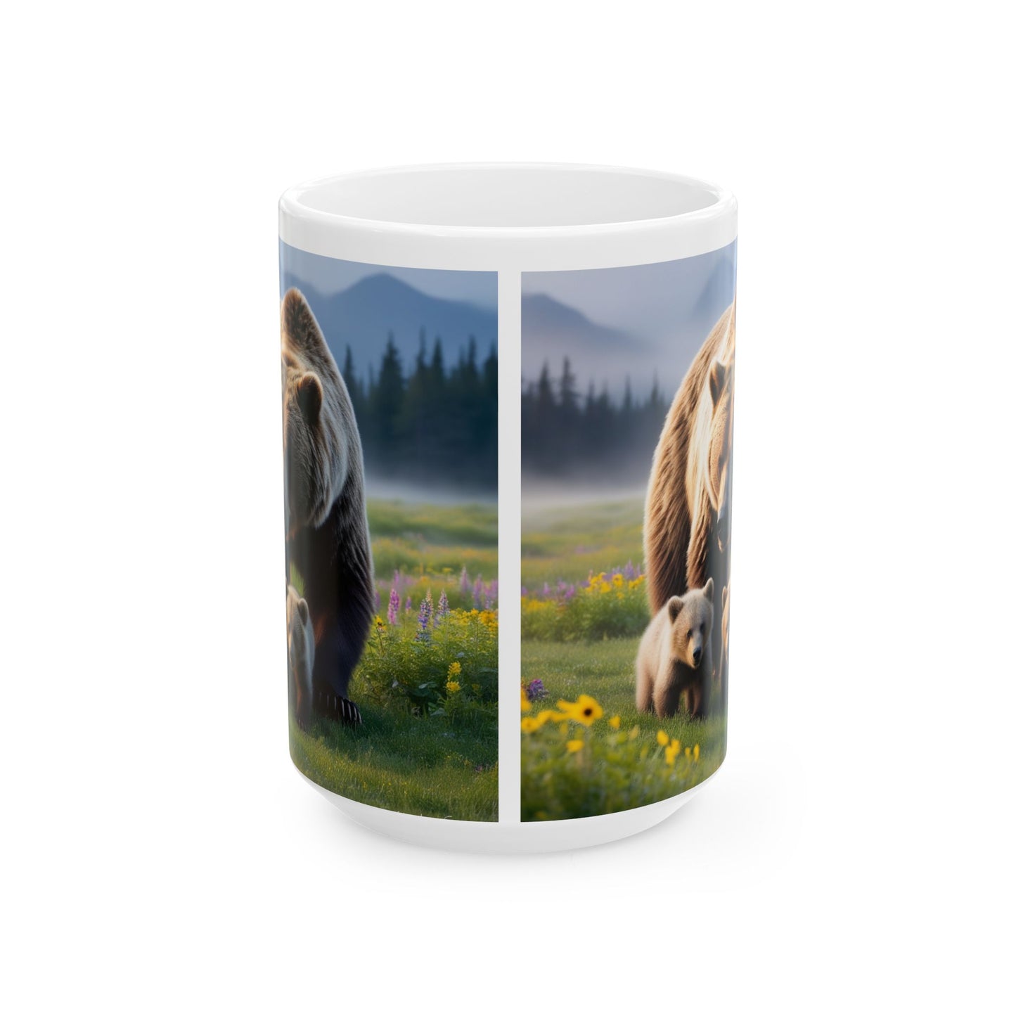 Bear Cubs and Mama Bear Mug