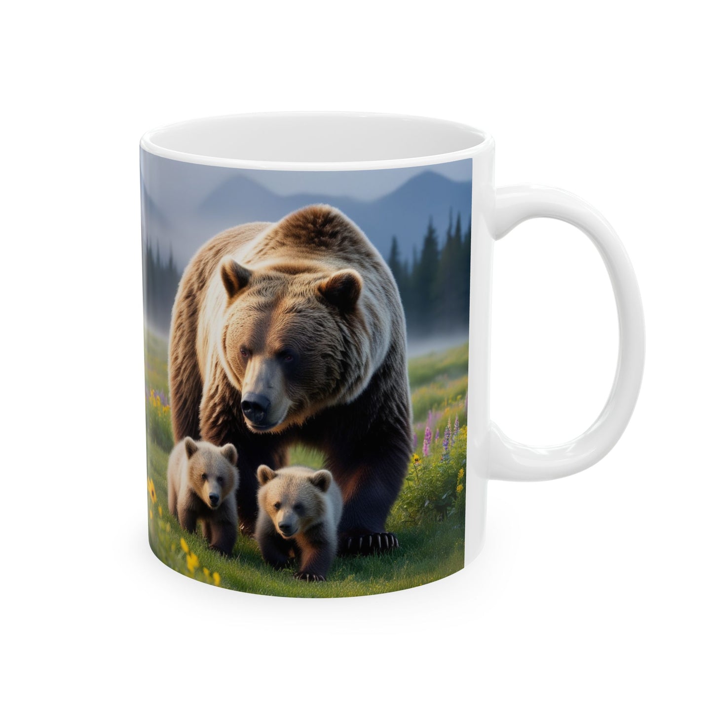 Bear Cubs and Mama Bear Mug