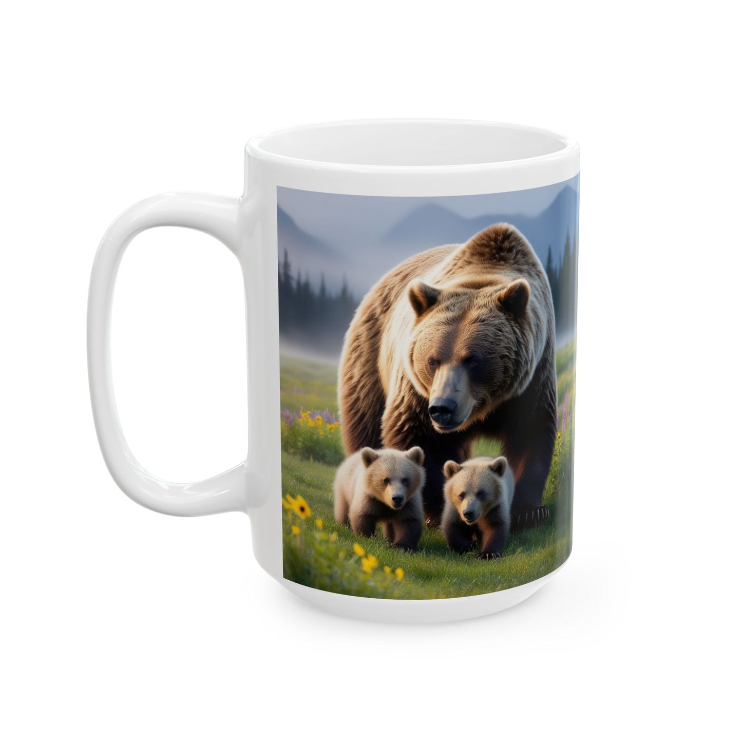 Bear Cubs and Mama Bear Mug