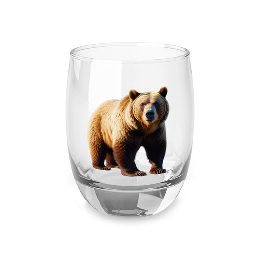 Bear Whiskey Glass