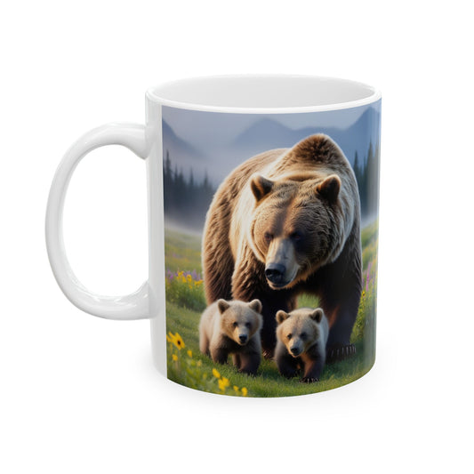 Bear Cubs and Mama Bear Mug